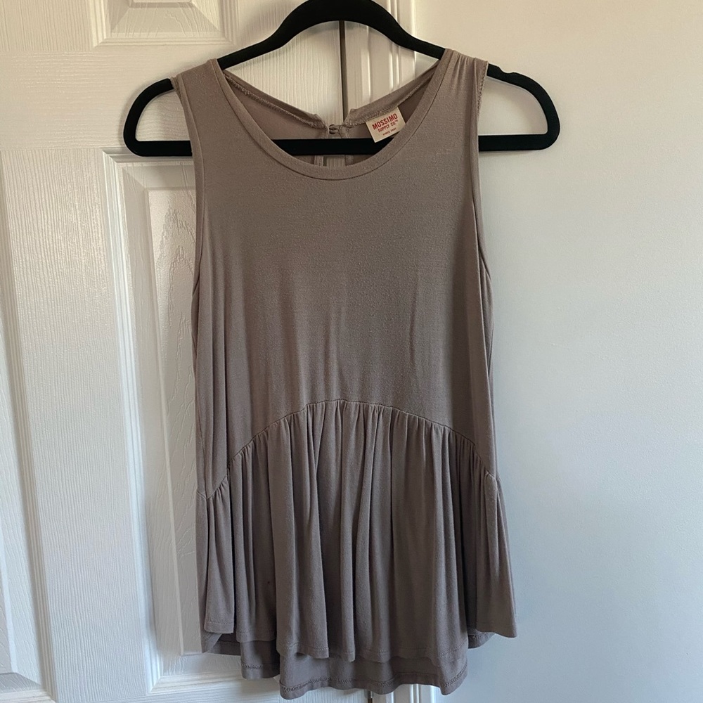 peplum tank top